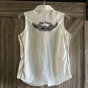 Harley Davidson embroidered shirt